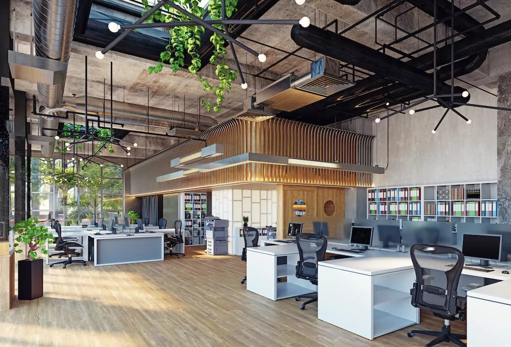 تصميم ديكور مكاتب ادارية الاناقة والفعالية في بيئة عمل ملهمة